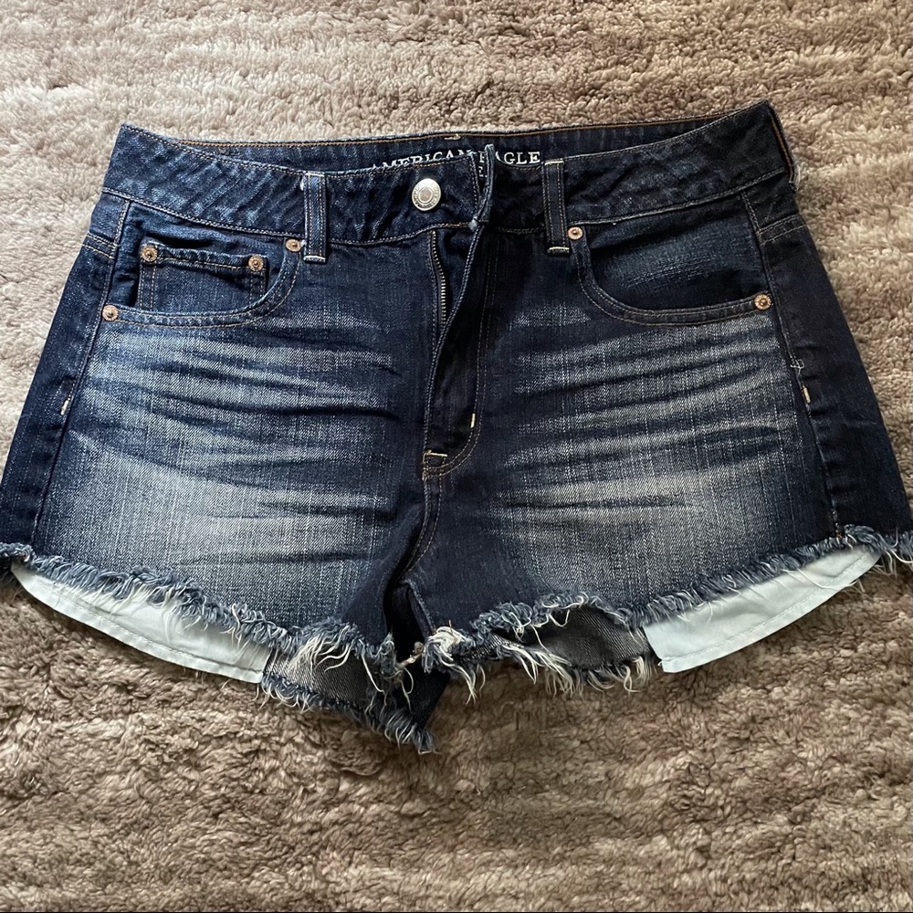 American Eagle hi rise festival shorts